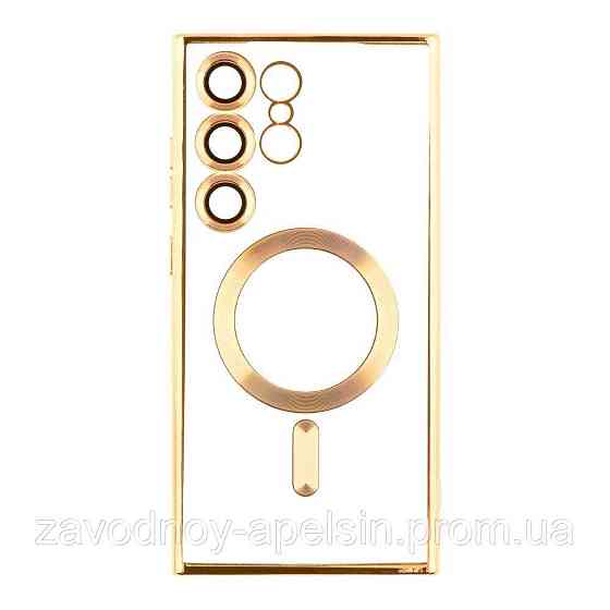 Samsung S24 Ultra S928 Чехол магнитный Защита камеры (золотой) Одесса