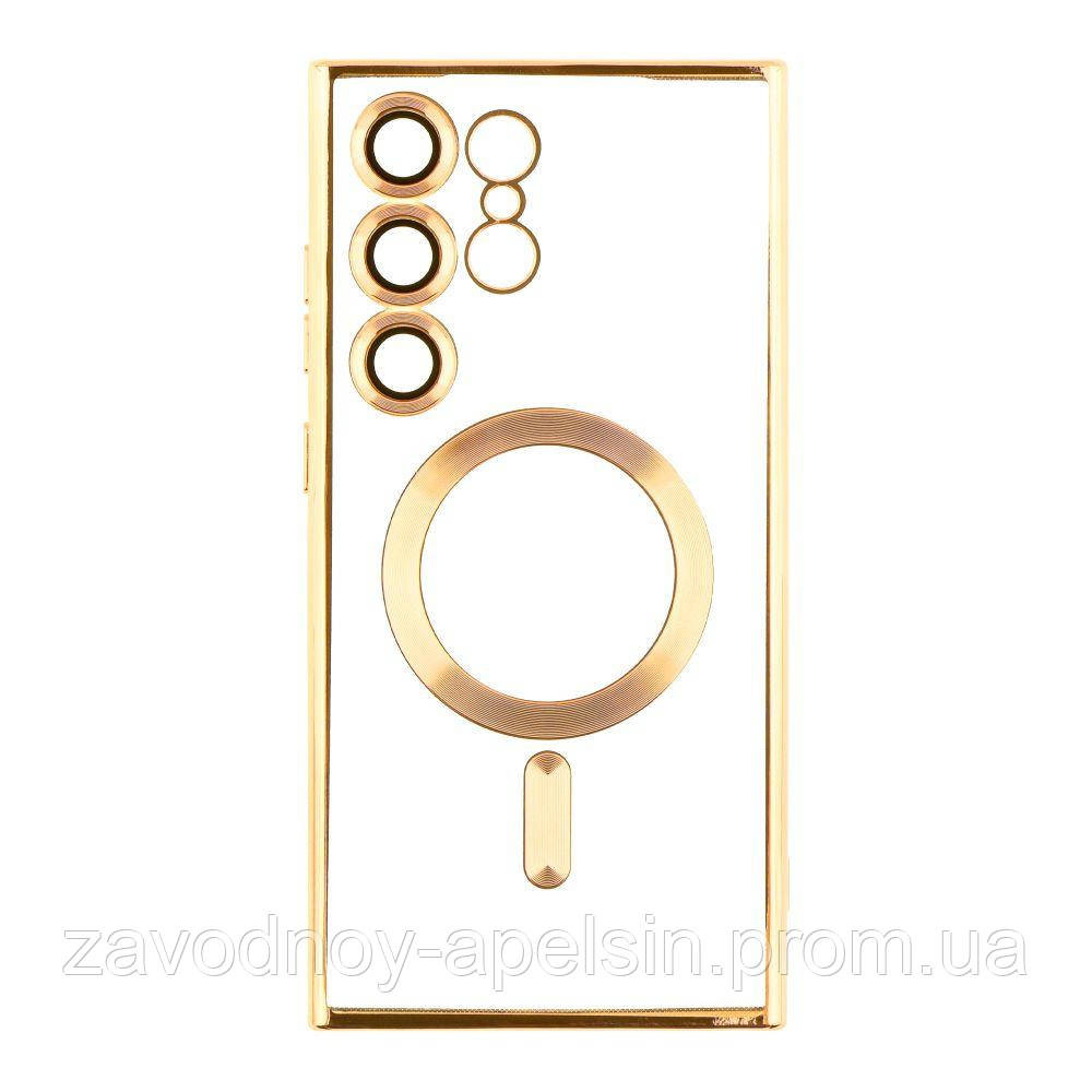 Samsung S24 Ultra S928 Чехол магнитный Защита камеры (золотой) Одесса - изображение 1