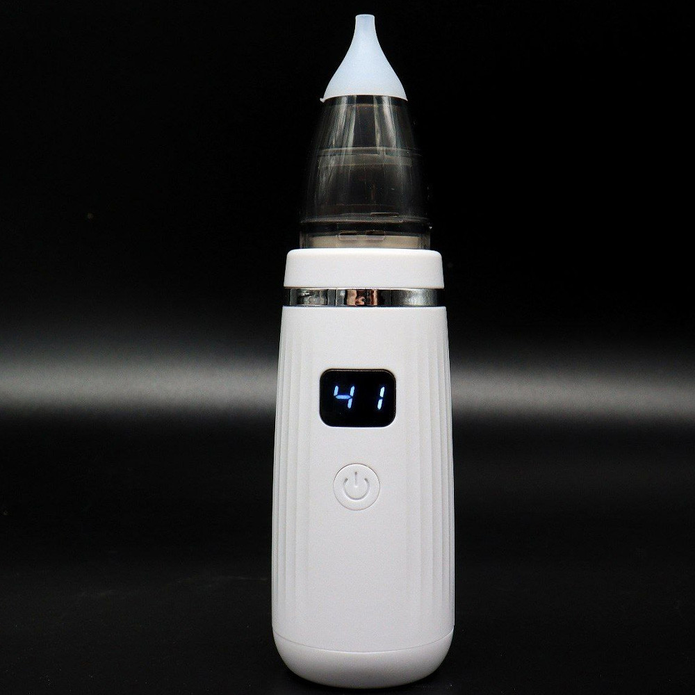 Дитячий акумуляторний аспіратор 2в1, + 3 насадки, BABY NOSE / Соплевідсмоктувач назальний Київ - фото 7