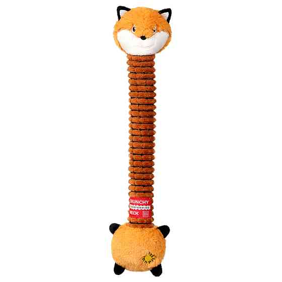 Игрушка для собак WAUDOG Fun Crunchy Лиса, хлопок, полиэстер, пластик, поролон, 37 см Киев
