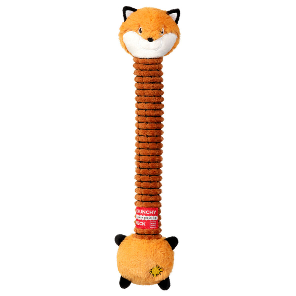 Игрушка для собак WAUDOG Fun Crunchy Лиса, хлопок, полиэстер, пластик, поролон, 37 см Киев - изображение 2