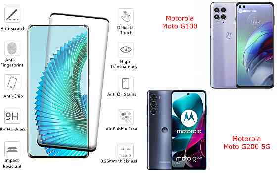 Захисне скло HyperGlass Pro для Motorola Moto G100, Moto G200 5G – максимальна чутливість та захист Київ