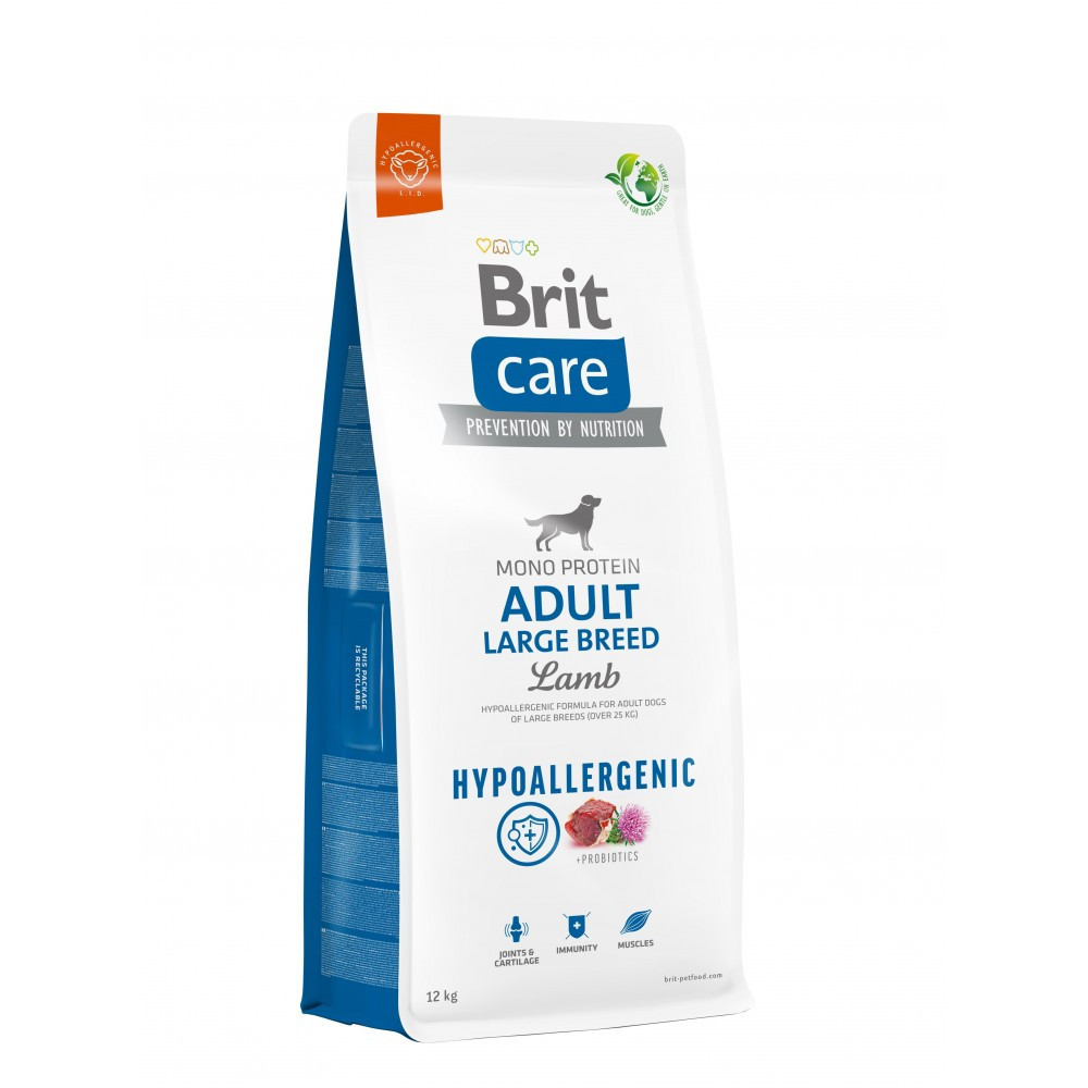 Сухой корм Brit Care Dog Hypoallergenic Adult Large Breed для собак больших пород, гипоаллергенный с ягненком, Винница - изображение 1