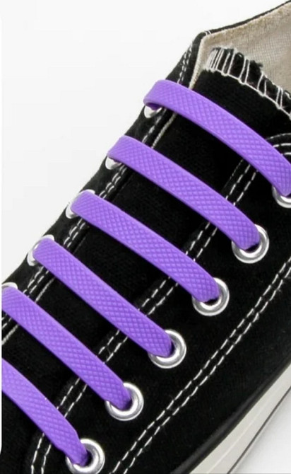 Шнурки силіконові ліниві 12 шт Сміла - фото 1