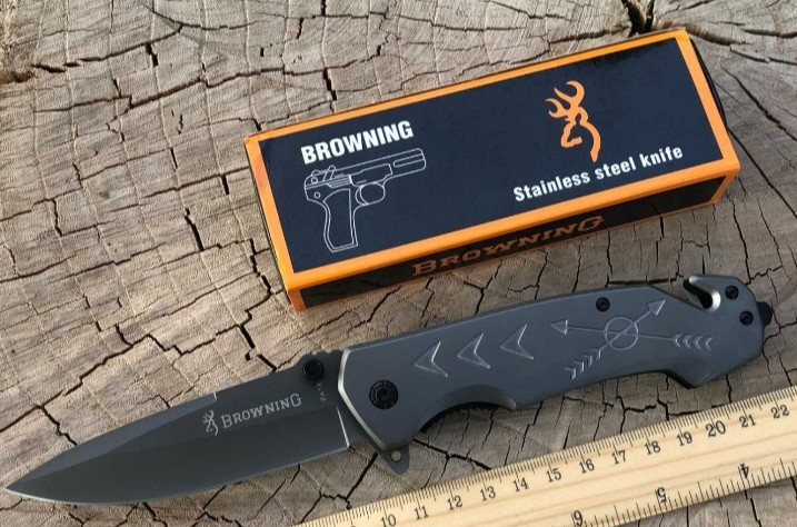 Нож складной : Browning выкидной туристический карманный нож Флиппер. Киев - изображение 6