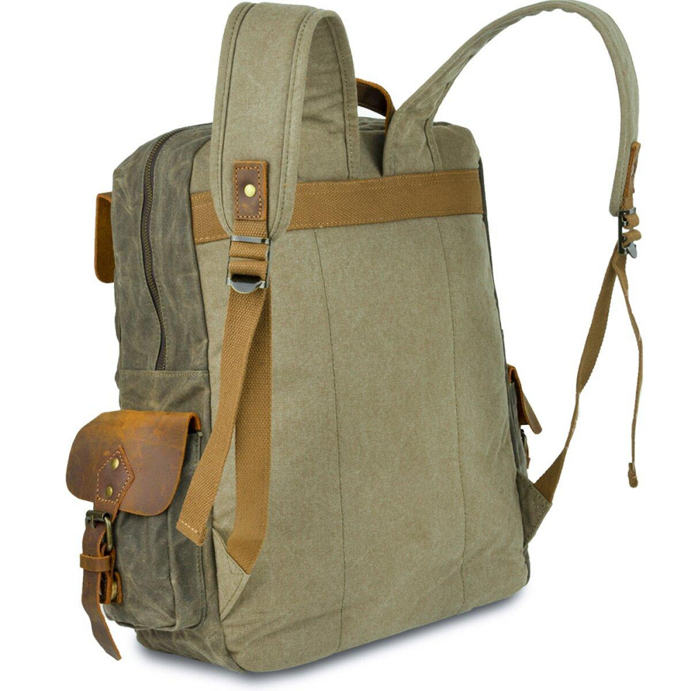 Туристический рюкзак canvas Vintage 20107 Болотный Киев - изображение 5