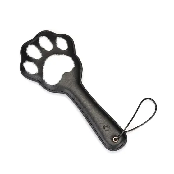 Паддл в виде кошачьей лапки Liebe Seele Round Paddle Black/White Львов