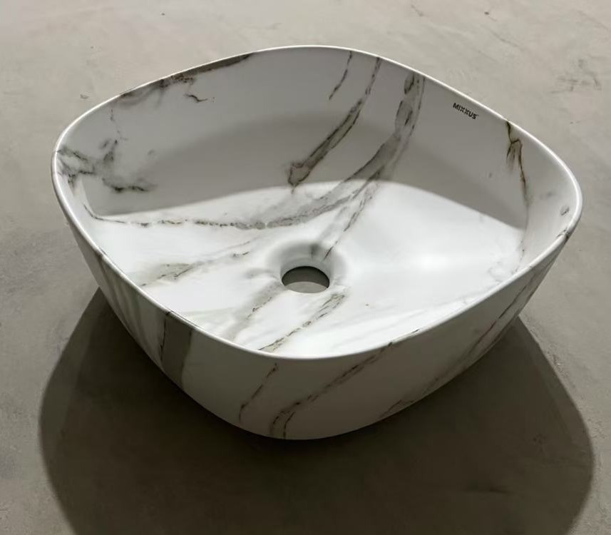 Раковина накладна Mixxus Premium DIVERSE-0104 MARBLE 370х370х135mm   ( MP6537 ) 36907 Харків - фото 5