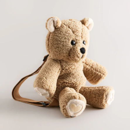 Рюкзак дитячий плюшевий Bear Backpack Коричневий Вінниця