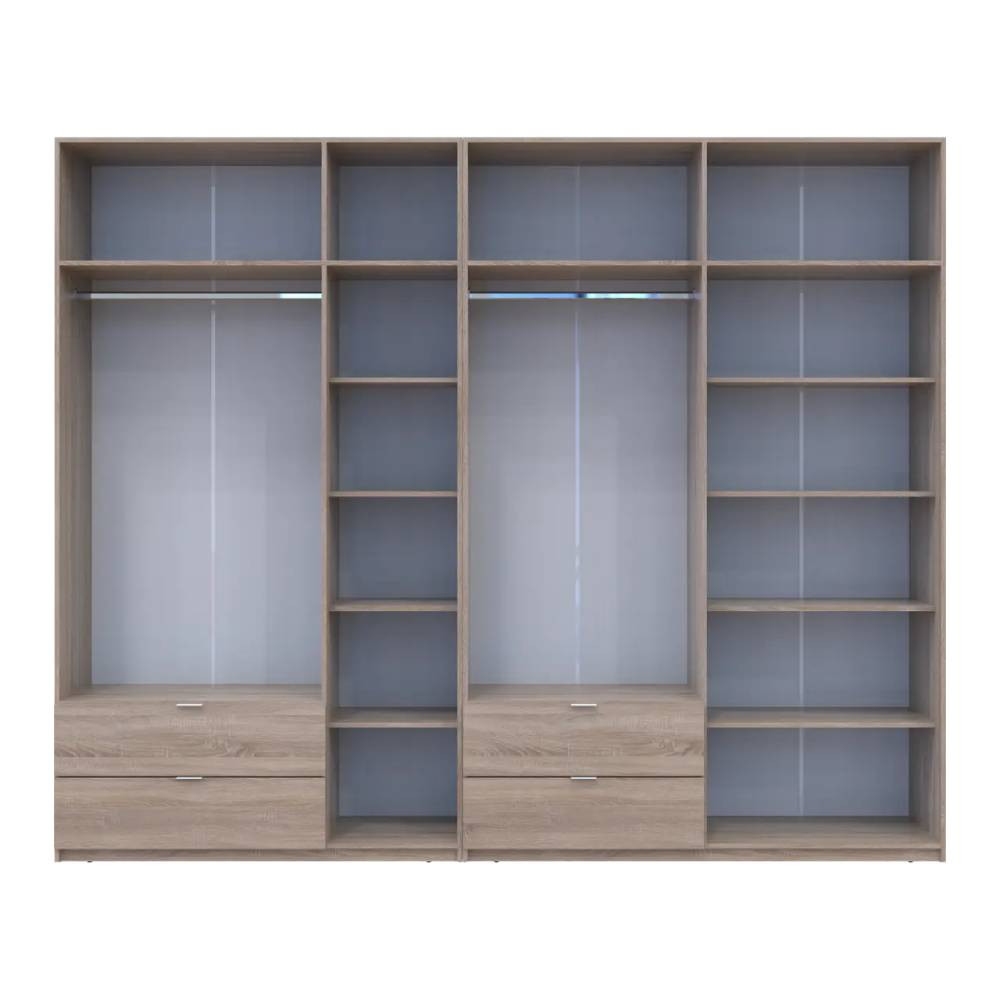 Шкаф для одежды Doros Лукас Дуб сонома 3+4 ДСП 295х50х240 DRS-011707 (42005123) Львов - изображение 5