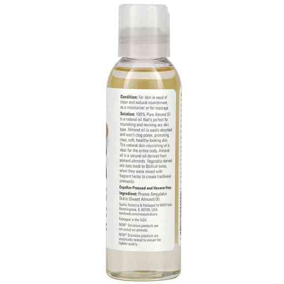 Олія солодкого мигдалю Now Foods Sweet Almond Oil 118 мл Київ