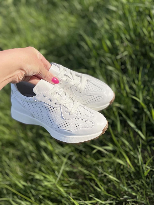 EMELI Кросівки жіночі EMELI 171/37 ST білі (весна-осінь, шкіра натуральна) (5020) Коломия - фото 2