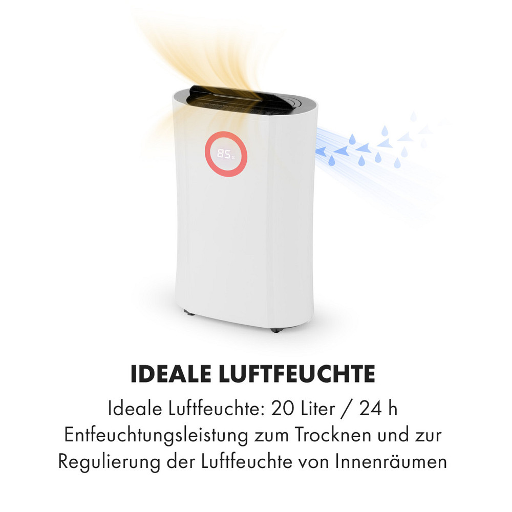 Осушувач DryFy Pro Connect WiFi компресійний 20 л/д 20 м2 370 Вт білий Білий (Німеччина, читати опис) Рівне - фото 5