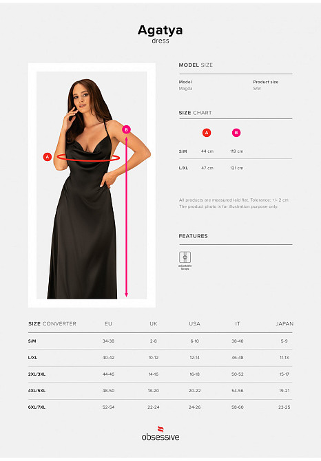 Платье сексуальное Obsessive Agatya dress S/M Sex Aura Киев - изображение 7