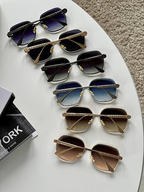 Женские очки Louis Vuitton 🔥 с металлической оправой MasterSem Киев - изображение 3