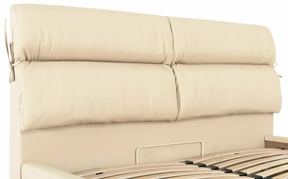 Кровать Двуспальная Edinburgh Comfort 160 х 190 см Fly 2207 С подъемным механизмом и нишей для белья Бежевый Киев - изображение 7