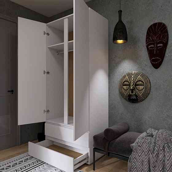 Шафа дводверна Еверест ШЛ-2 Лайт Німфея Альба (DTM-4676) Львів