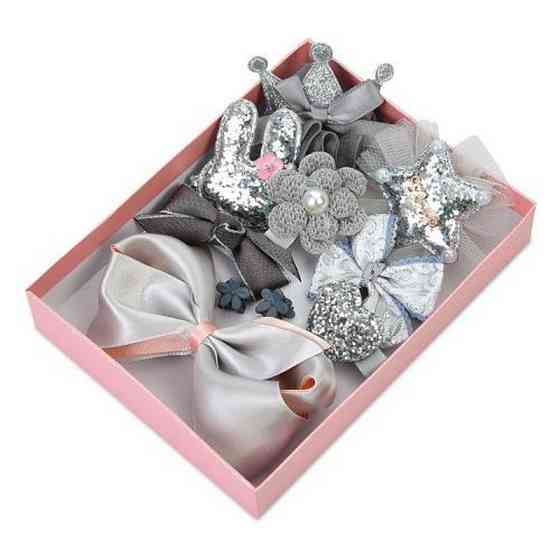 Набір аксесуарів для волосся YG0058(Grey) 10 шпильок в комплекті Вінниця