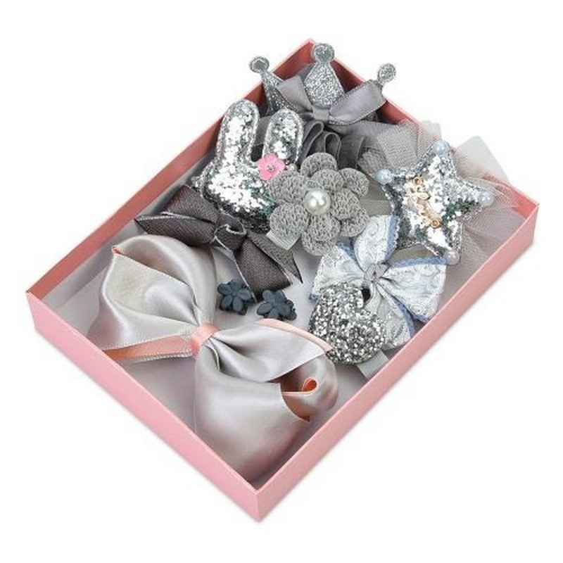 Набір аксесуарів для волосся YG0058(Grey) 10 шпильок в комплекті Вінниця - фото 1