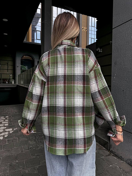 Жіноча сорочка в клітинку ( з накатом) Одеса - фото 3