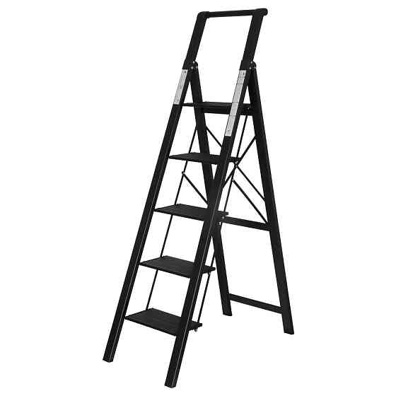 Sigma Стремянка алюминиевая Loft 5 ступеней 1.73м SIGMA (5036334) Коломия