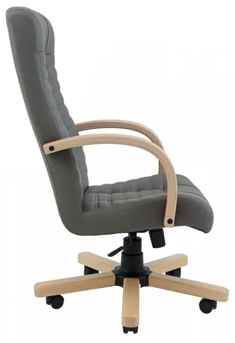 Офісне Крісло Керівника Richman Atlant Fly 2243 Wood-Beech М2 AnyFix Сірий Київ - фото 3