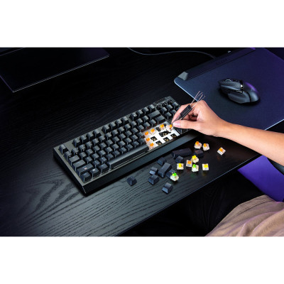 Клавіатура Razer BlackWidow V4 Low-Profile TKL Wireless/Bluetooth/USB Yellow switch UA Black (RZ03-05450100-R3M1) Вінниця - фото 2