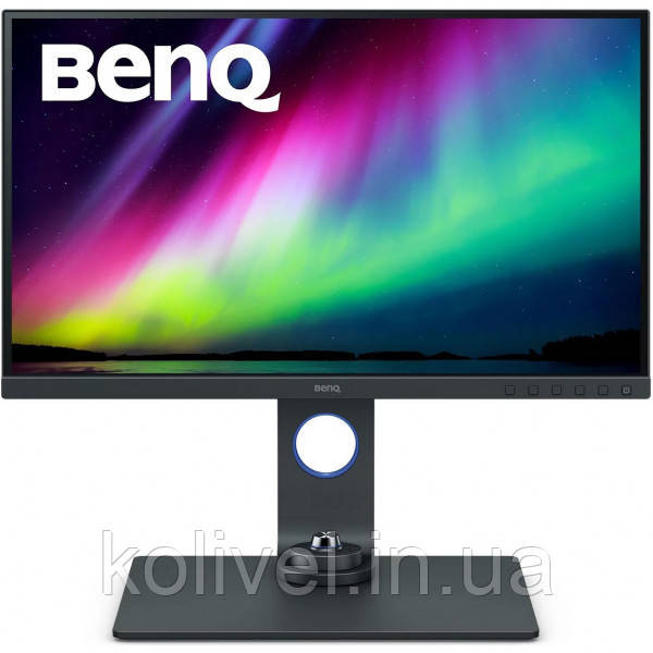 TFT 27" BenQ SW270C, IPS, QHD, 99% Adobe RGB, HDMIx2, DP, USB-C, USB хаб, Card Reader, темно-сірий Київ - фото 1