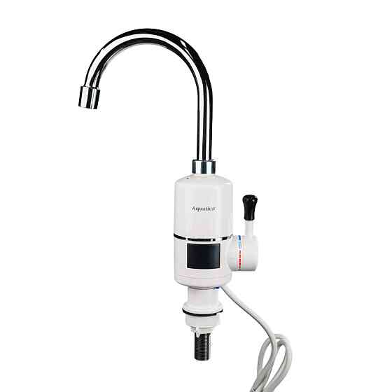 AQUATICA Кран-водонагреватель проточный s96 3.3кВт для кухни излив ухо на гайке с индикатором и Коломия