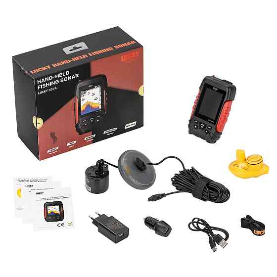 Беспроводной эхолот Lucky FL168LIC-WT цветной дисплей, двух-лучевой Киев