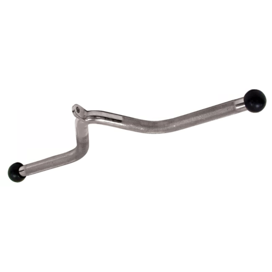 Ручка для верхньої тяги York Fitness V-подібна багатофункціональна з гумовими наконечниками, хром Киев