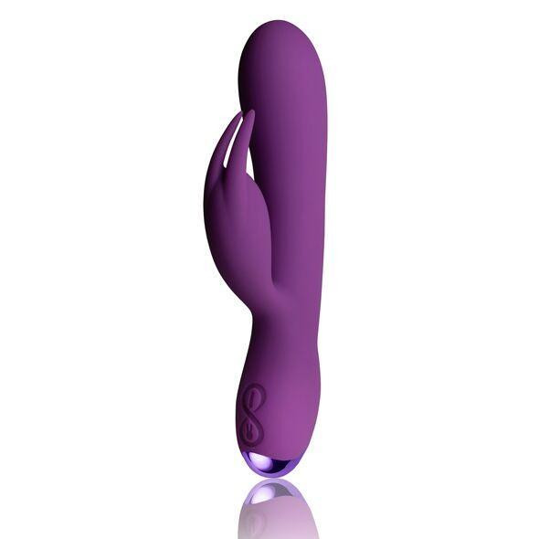Вібратор-кролик Rocks Off Flutter Rabbit Purple Sex Aura Київ - фото 1