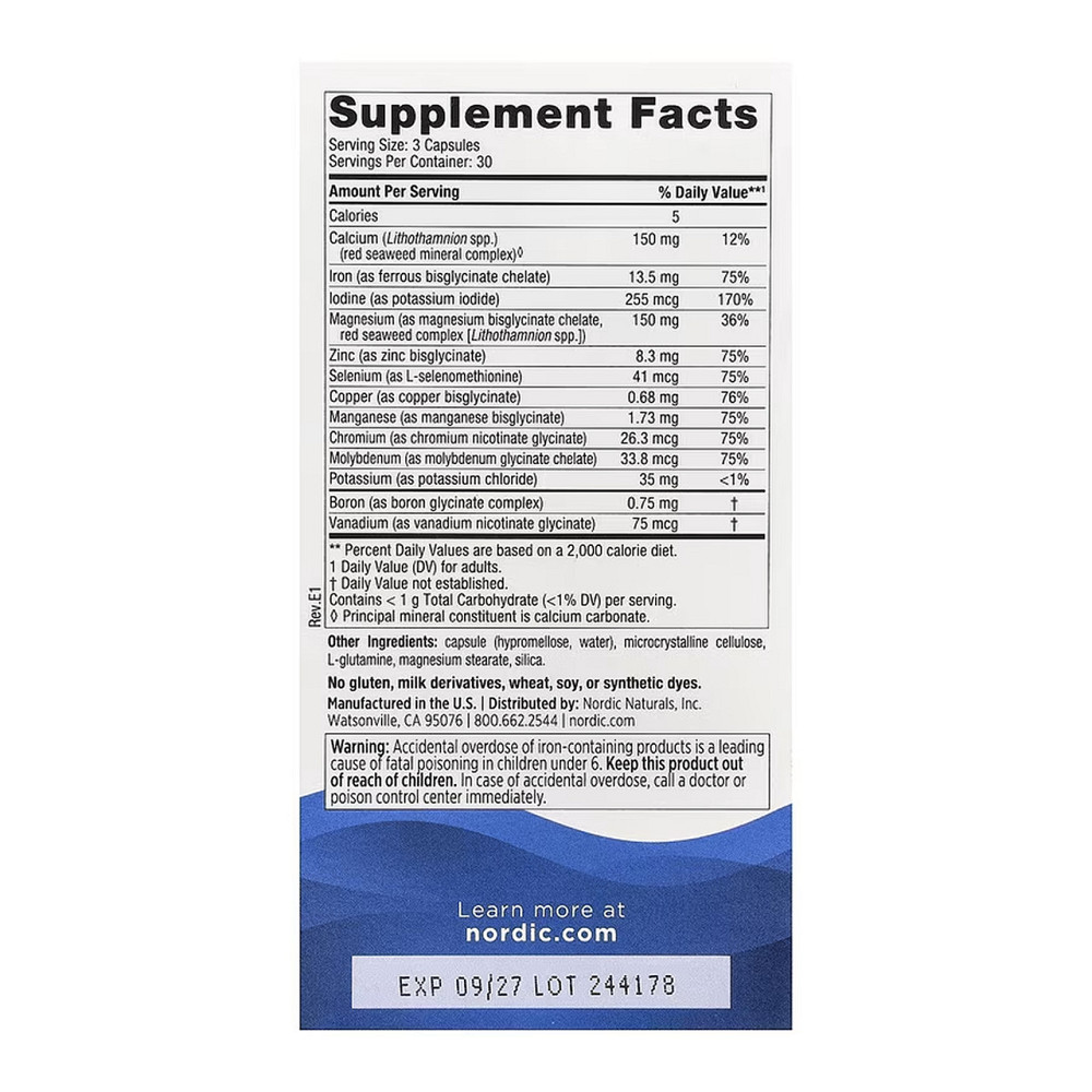 Мультимінеральний комплекс Nordic Naturals Multi Minerals 90 капс Київ - фото 3