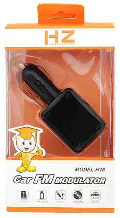 FM Модулятор для Авто HZ H16, Bluetooth, MP3, USB, AUX Днепр