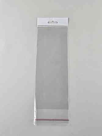 Пакети з липкою стрічкою і европодвесом 9см 22,5 см 25мк (1000 шт) Харків