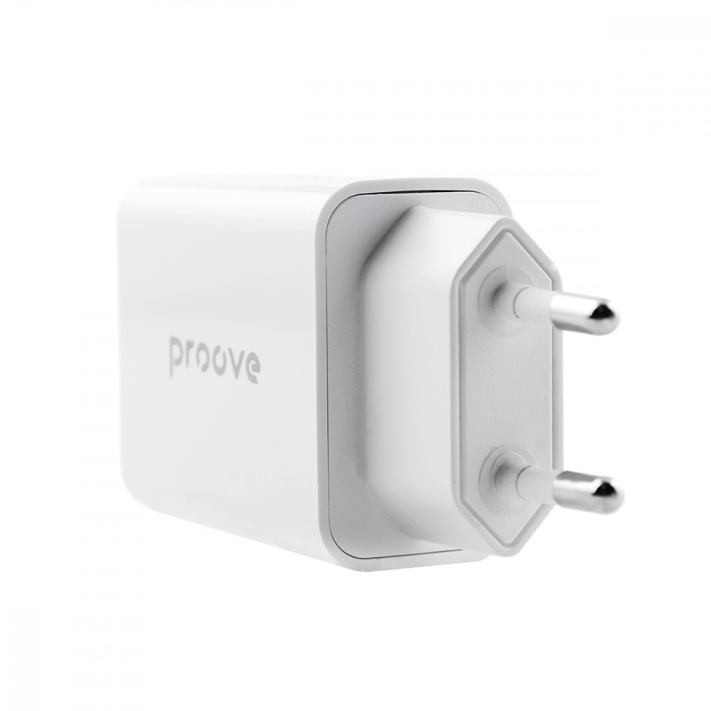 Мережевий зарядний пристрій Proove Rapid 20W Type-C + USB білий Львів - фото 8