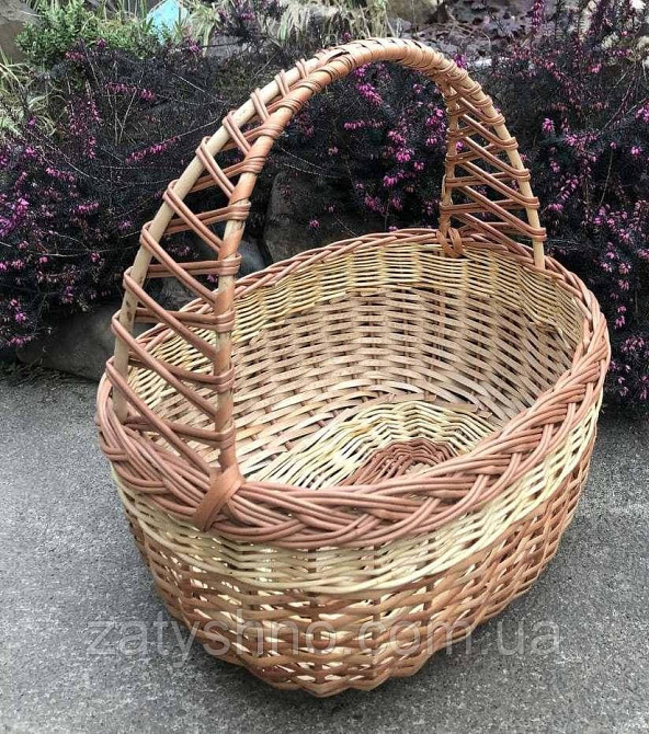 Кошик на паску плетений з лози Київ - фото 4
