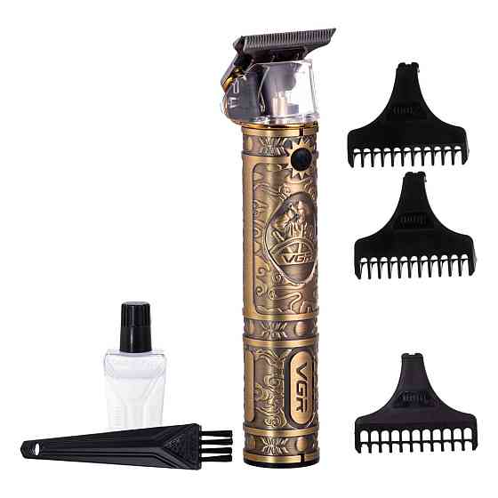 VGR Тример для стрижки волосся та бороди з насадками VGR V-085 Коломия