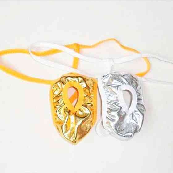 Мужские стринги с дыркой для пениса - Красный - S/M/L Винница