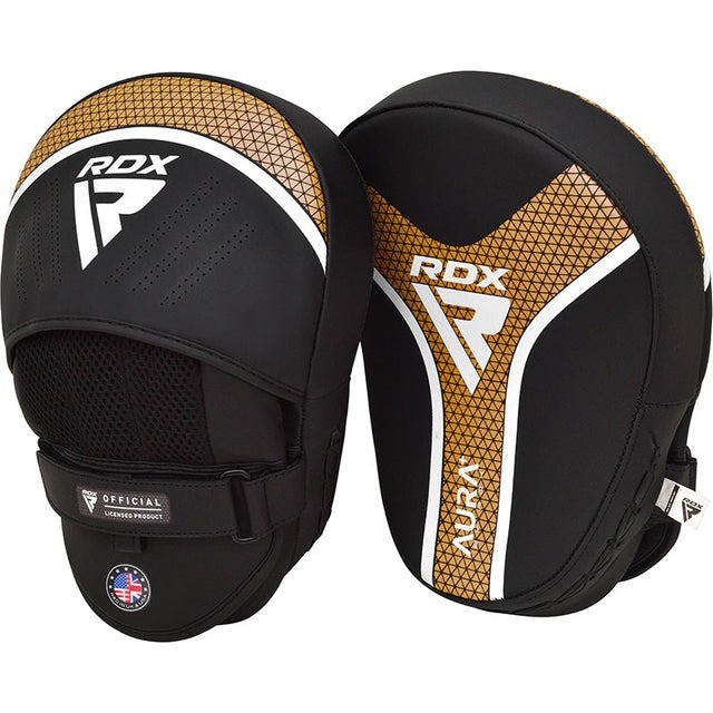Лапи боксерські RDX FOCUS PAD AURA PLUS T-17 Black Golden Кам'янське - фото 1