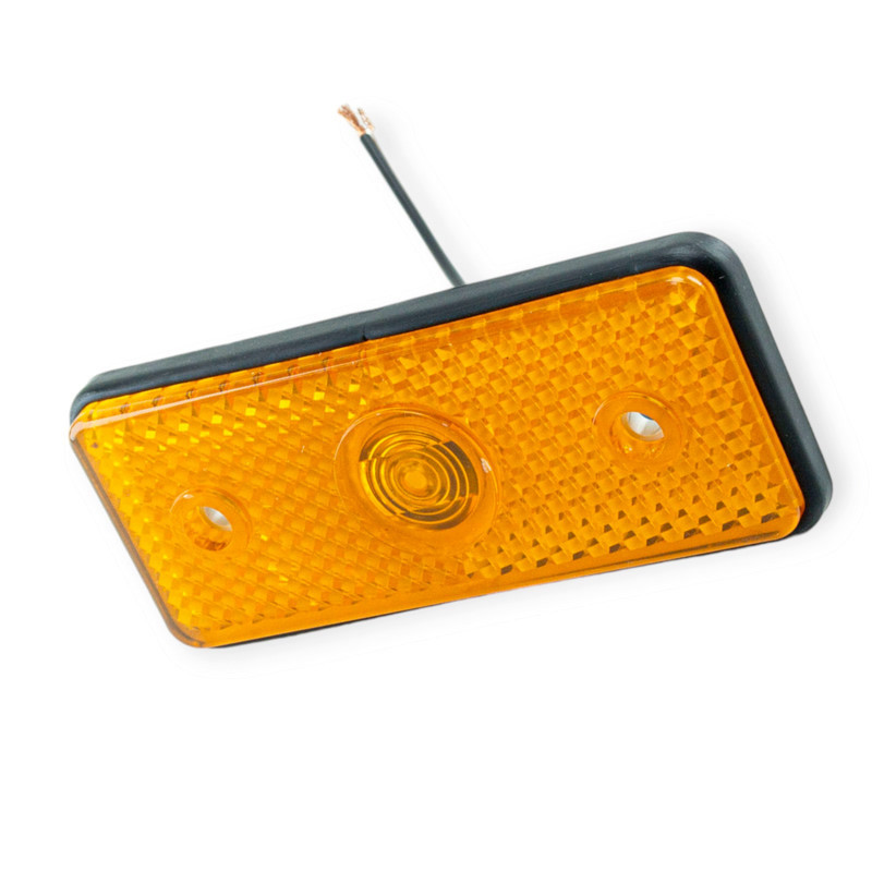 Фонарь прямоугольный оранжевый 110х45мм LED (Spter) MD-13 маркерный Мукачево - изображение 1