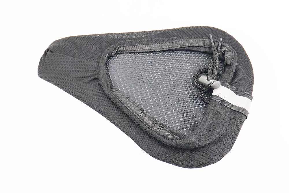 Чохол на сидіння, з м'якою поролоновою вставкою, чорно-сірий Київ - фото 2