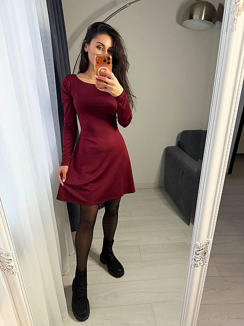 Женское романтичное платье со шнуровкой на спине микродайвинг Одесса - изображение 6