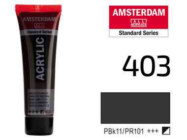 Краска акриловая AMSTERDAM (403) Ван Дик коричневый 20 мл Royal Talens Киев