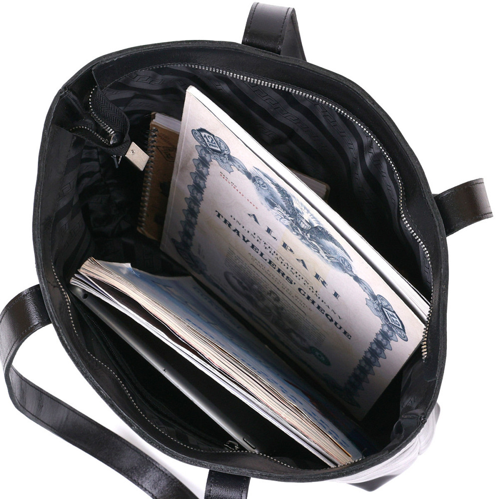 Классическая женская сумка-шоппер Черный (SHVIGEL) Киев - изображение 1