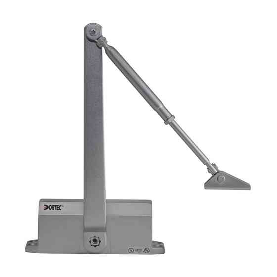 Дверний доводчик Dortec DT-64H Silver з фіксацією дверей у відчиненому положенні (63-00023) Київ