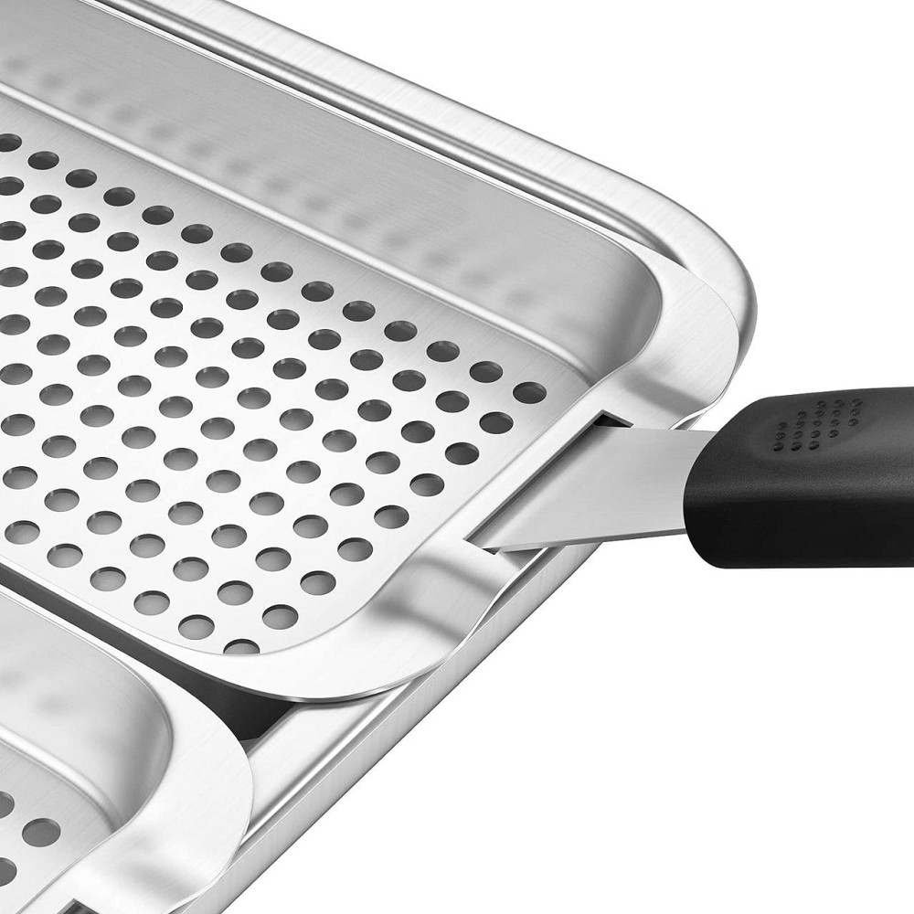 Набор противней с ручкой 5в1 нержавеющая сталь GRILLI 777119 Код: 012293 Ровно - изображение 4