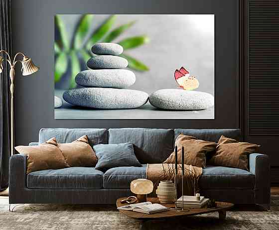 Картина холст в гостиную / спальню  Спа камни  MLP_374 80x120 см Киев