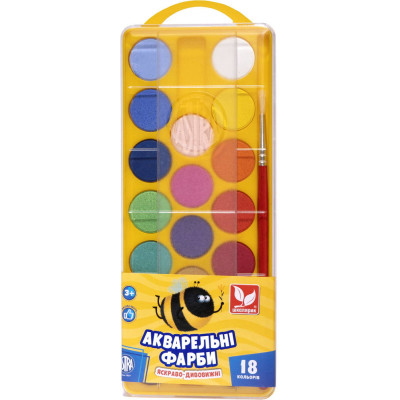 Акварельні фарби Школярик 18 кольорів (83210900-UA) Вінниця - фото 1