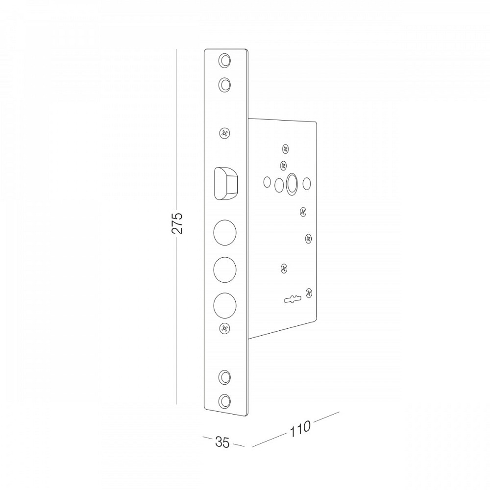 ЗАМОК ДЛЯ ВХІДНИХ ДВЕРЕЙ СУВАЛЬДНИЙ HR-04S Київ - фото 2